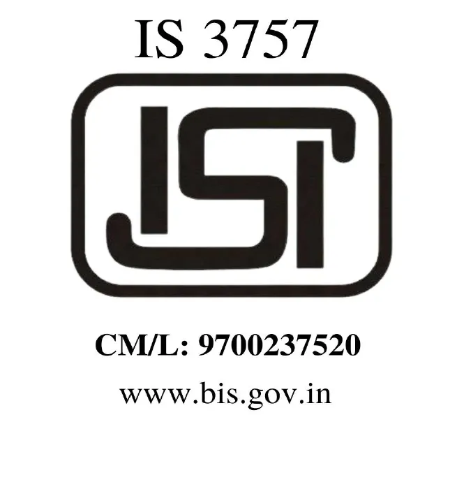 BIS IS 3757 certification mark