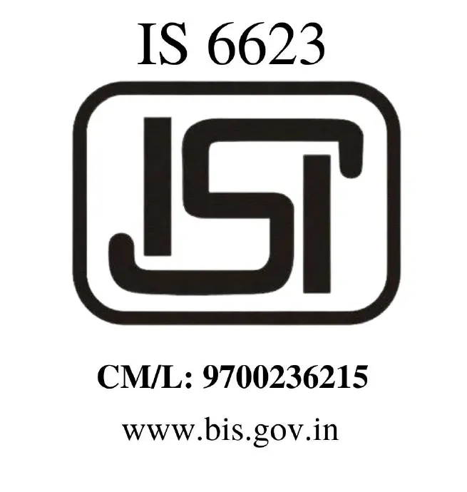 BIS IS 6623 certification mark