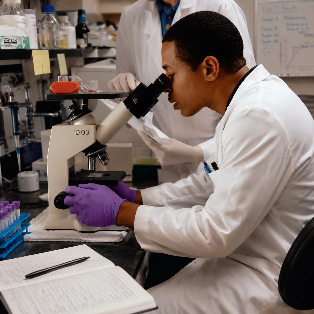 Raw material testing from industry